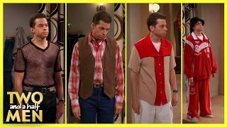 Charlie and Alan Go Clothes Shopping Together | Two and a Half Men