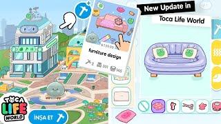 Whattt?!  New Furniture Designer Toca Life world New Update  Wow so cool 1.49 free