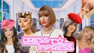 Celebrities in DRESS TO IMPRESS ( but the theme is Taylor Swift ERAS )