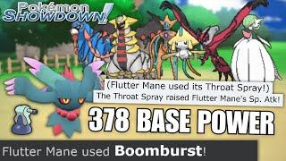 Pixilate Boomburst Flutter Mane SWEEPS Pokemon Showdown Balanced Hackmons