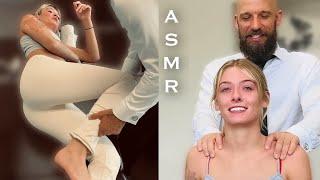 Dirty & Fun Crack Video *ASMR Tingle Activation* Chiropractic Pain Relief & Sinus Drain *Hawk Tuah.