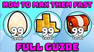  HOW EASY TO MAX LEVEL ALL MASTERY "FULL GUIDE  + TIPS AND TRICKS" IN PET SIMULATOR 99