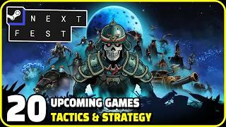 20 Upcoming Tactics & Strategy Games To Watch (From Steam Next Fest 2025)