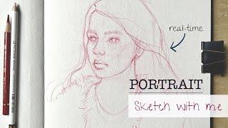 How to Draw a Portrait 【Real-time Sketching】