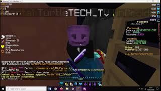 JartexNetwork Factions - TurtleTECH_TV Hitting through doors Bug Abusing