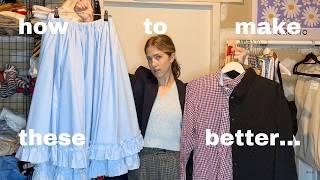 turning my unworn clothes into something BETTER (upcycling my closet)