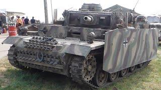 PzKpfw III der Wehrmacht beim Militärfahrzeugtreffen Halsbrücke 2024