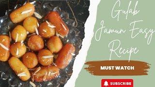 Gulab Jamun Easy Recipe | Lahori  Chaska | Urdu Hindi Vlogs