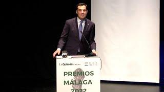 Moreno asiste a los Premios de La Opinión de Málaga que premian el talento en la provincia