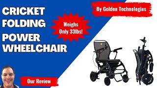 Portable Power Wheelchairs: Golden Technologies Cricket Folding Power Chair