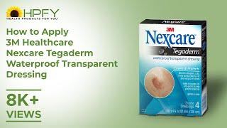 How to apply 3M Healthcare Nexcare Tegaderm Waterproof Transparent Dressing? | Get flat 10% Off*