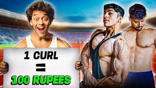 WIN 100rs FOR EVERY CURL!!- BODYBUILDERS EDITION (I Lost a LOT of Money)