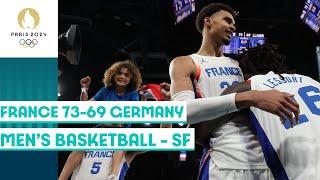 France defeat Germany  to secure a final spot in Men's Basketball | Paris 2024 Highlights