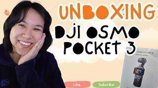 UNBOXING DJI OSMO POCKET 3 ASMR || CREATOR COMBO STYLE HEHE