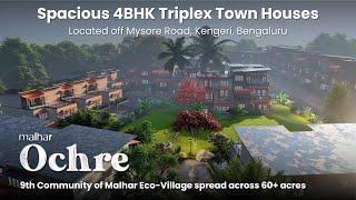 Malhar Ochre - Spacious 4BHK Triplex Town Houses in GoodEarth Malhar