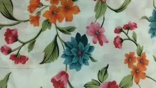 Summer Special : Floral Designs Cotton Cambric fabric Suits & Dress Material Running Fabrics