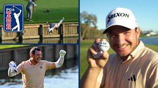 Hole-in-one on No. 17 at TPC Sawgrass with a SPLASH | THE PLAYERS | 2025