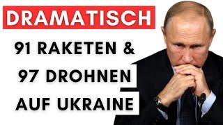 Großangriff auf Ukraine – Schlimme Schäden & dramatische Folgen!