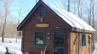 Off Grid Old Hunting Cabin (Jan 2021)