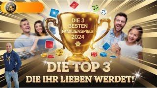 Top 3 Familienspiele 2024 – Die besten Brettspiele für euren Familienabend! 