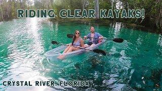 Riding in CLEAR KAYAKS! Florida!