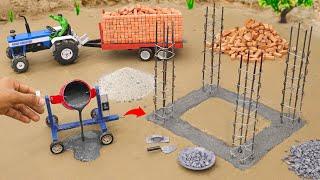 top most creative diy tractor science project | house construction @sanocreator