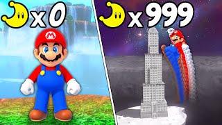 Mario Odyssey, aber pro Mond springt Mario HÖHER!