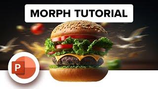 How to Make a  Morph Burger Slide Transition in PowerPoint ▶