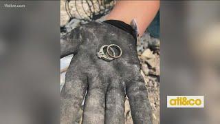 Wedding Rings Found in Wildfire Rubble