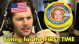 American Tries Leverpostei for the First Time