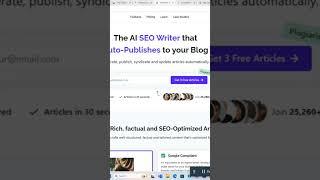 7 articles in 7 Minutes and Dominating Google with This AI Tool #blogging #seo #writing