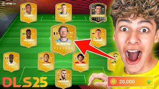 I Build My Strongest Dream Team In DLS 25 | Official Confirmed New Features! & Player New Rating!