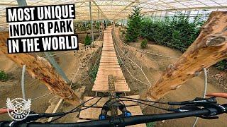 The Worlds Most Unique Indoor Mountain Bike Park - Indoor MTB Almere | MTBRAVE