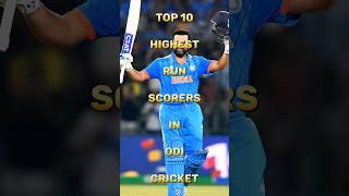 Top 10 Highest Run Scores In ODI Cricket