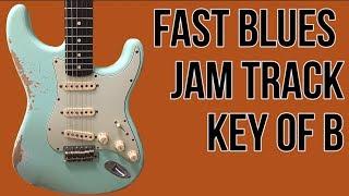 Fast Blues Backing Track in B - Blues Jam Tracks