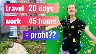 Making Money While Traveling... 20 Days Freelancing as a Digital Nomad in NYC