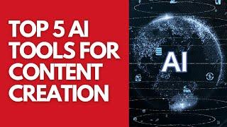 Top 5 AI Tools for Content Creation| Vital Spark Insights #ai #contentcreation #aitools #aicontent