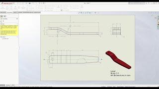 SolidWorks How to - 1st Angle Orthographic drawing in SolidWorks