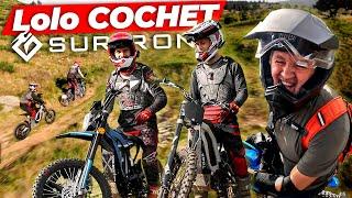 WE RIDE WITH @LoloCochetMoto on Sur-Ron Light Bee