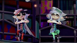 Splatoon Splatfest Squid Sisters Performing