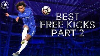 The Very Best Chelsea Free Kicks ft. Willian, Alonso & Lampard  | Part 2