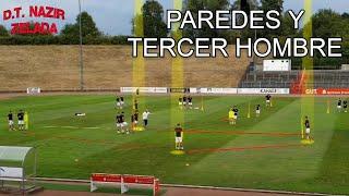 Ejercicio de Fútbol: Paredes y Tercer Hombre