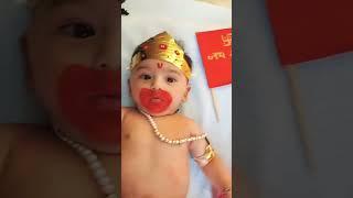 DIY | Dusshera special |  Bal hanuman | hanuman getup | photoshoot for babies