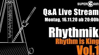 Live Stream - Rhythm is King! SUPERGAIN - The Guitar Academy