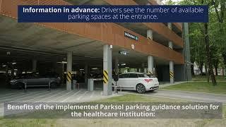 PARKSOL parking guidance system in a multi story car park