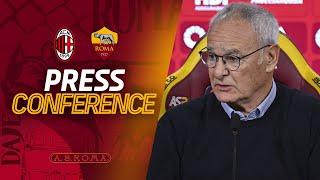 🟨 LIVE 🟥 LA CONFERENZA STAMPA DI CLAUDIO RANIERI IN VISTA DI MILAN-ROMA