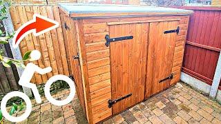 Making a 7x4 Pent Bike Shed DIY (Outdoor Storage) | The Carpenter's Daughter