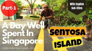 Sentosa Singapore Vlog | Explore Sentosa | Resort world Sentosa #Singapore