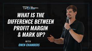 What is the difference between Profit Margin & Mark up