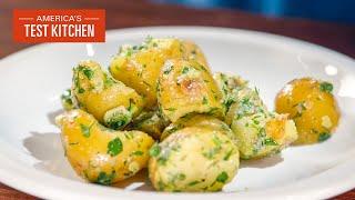 Torn Potato Salad With Toasted Garlic Dressing | America's Test Kitchen